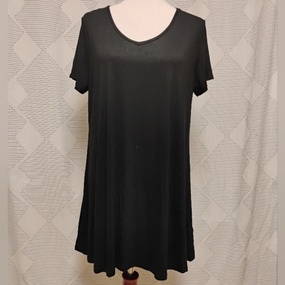Made By Johnny Black Short Dress Women's Size XXXL 95% Rayon